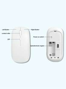 Souris Unicolore Portable Sans Fil Compatible Avec iPad