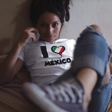 Women T-Shirts - 白色 - 查看 3