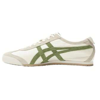 Onitsuka Tiger LimberLimber 66 Prestige Limber 66 VIN lädersneakers för kvinnor, gröna, halkfria, ventilerande, lågtoppade