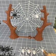 Bouncing Spider Party Game Spider Web Tabletop Game Set, Family Party Gathering Interactive Flicking Spider Game - Multicolor - View 1