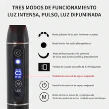 LED Wireless Tooth Resin Curing Lamp, Wireless Charging Resin Teeth LED Light Curing Machine With Screen, Suitable For All Ages And Suitable For Home And Personal Use - US A Type Plug(110-127V) - View 10