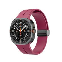 磁性硅胶表带与三星 Galaxy Watch 7 Ultra 47 毫米配件兼容运动硅胶腰带手链与三星 Galaxy Watch Ultra 表带 47 毫米兼容 - 彩色 - 查看 11