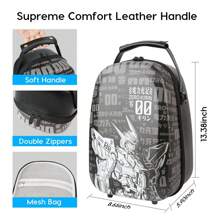 VR2 Hard Shell Carrying Case, Playstation VR2 Travel Storage Bag With Shoulder Strap, Fits PSVR2 Headset &Sense Controller Accessories, Gift For Lens Protector|Lens Cloth|Cable Management Strap - Black - View 8