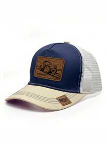 1 件农场特色拖拉机图案，时尚户外棒球帽款式，适合户外探险和农场体验 - 卡車豐收棒球帽 - 查看 5