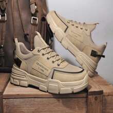 TENIS ZAPATO DE MODA KAKI - Caqui - Ver 1