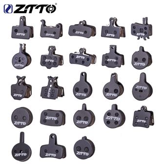 ZTTO Mountain Bike MTB Semi-Metal & Resin Quiet Brake Pads, Universal For M6000, Rival M6100, Apex Mt200, Guide Code, Force G03A Disc Brakes