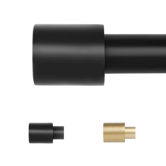 2 件窗帘杆头装饰圆柱形金属窗帘杆头装饰树脂窗帘杆防水防锈适用于卧室、浴室、客厅窗户配件家居浴室装饰秋季装饰浴室配件