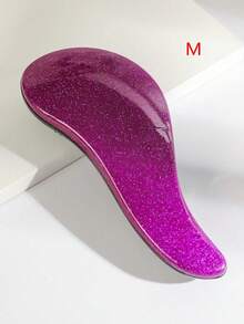 1 Miếng Tia sáng Kích thước Của phụ nữ Có thể mang đi Cái đệm Mát-xa Bàn chải tóc , , Thích hợp Đối với Nhà  Sử dụng Và Du lịch , Bụi bặm Tất cả Tóc Lốp xe - Màu tím - Xem 10