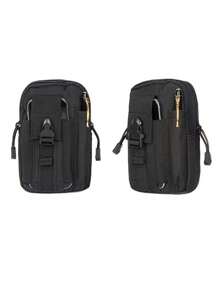 Durable Tactical Waist Pack - Multi-Functional Oxford Cloth Waist Bag, Multi-Compartment Design, Suitable For Outdoor Sports, Business Casual And Fishing, Business Casual Bag | Secure Storage Bag | Secure Zipper Closure, Practical Bag (Zipper Direction Random) - Multicolor - View 6