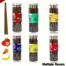 72 Pre Rolled Trumpet Tubes, Brown Trumpet Tube Roll Paper, Multiple Flavors To Choose From, Fruit Flavored Roll Paper Boy Valentine Heart Women's Valentine