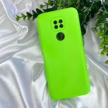 Silicone Case Cover For Moto G9/G9 Play / Case Lined Inside (CF26). - Màu xanh chanh - Xem 3