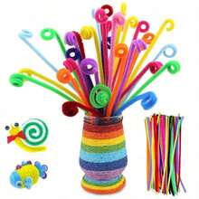 30cm Barra de color aleatoria, barras de color suaves y creativas DIY, juguetes hechos a mano DIY para niños, materiales y herramientas hechos a mano para jardín de infantes - Multicolor - Ver 1