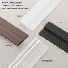 1m TPE Anti-Dust & Noise Reduction Door Bottom Seal, Triple Seal Design, Non-Slip Grooves, Windproof & Soundproof Door Draft Stopper