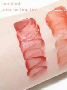 Rom&nd Romand JUICY LASTING TINT 34 BARE TANGERINE 5.5g/0.2oz，輕盈透氣果凍質地，鮮豔亮澤色調，持久易上妝，舒適日常唇妝，適合初學者，K-Beauty，韓系彩妝，Olive Young，禮物 - 34 BARE TANGERINE - 查看 5