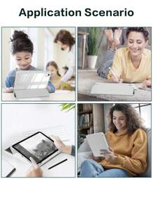 Silicone Folding Anti-Drop Protective Case With Pencil Slot, Compatible With IPad, Mirror Apple Design