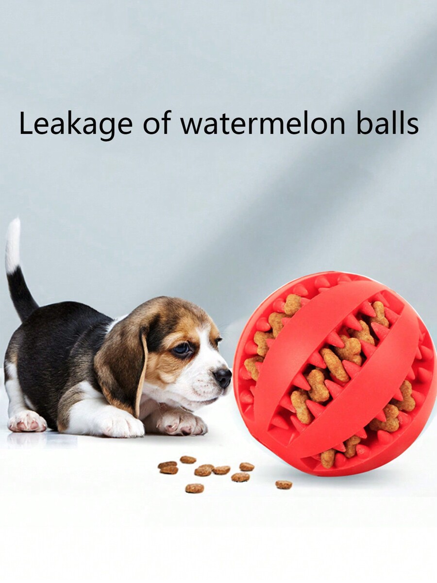 1pc2pcs Pet Toys Dog Chew Treat Ball, Interactive Food Dispensing