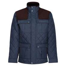Regatta Mens Padbury Quilted Jacket (Navy) - Navy Blue - View 1