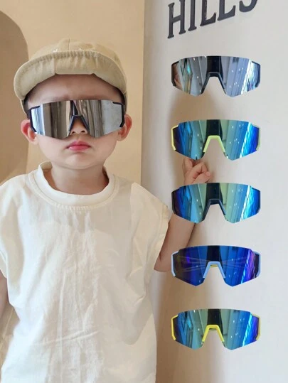 1pc/5pcs Kids Fashion Polarized Outdoor Cycling Sports Protective Fashion Glasses, Gifts For Children