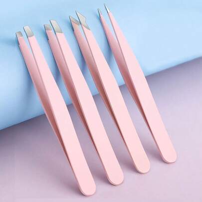 1pc/4pcs High Precision Eyebrow Tweezers Set, Includes Eyebrow Tweezers, Eyelash Tweezers, Hair Removal Tweezers,Makeup,Cheap,Room Decor,Vanity,Travel,Bedroom,Makeup Accessories,Tweezers,Cheap,Stocking Stuffers,Makeup,Makeup Tools,Cheap Stuff,Gifts,Gifts For Women,Christmas Gifts,Giveaways,Travel,Cheap Stuff,Travel Essential