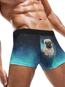 Boxers For Men Funny Men Boxers & Briefs 	Men Underpants And Boxers Print Underwear - Multicolor - View 3