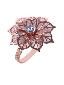 6pcs/Set Delicate Flower Napkin Rings - Premium Decorative Holders For Festive Gatherings - Perfect Accent For Birthday, Farmhouse, Wedding, Thanksgiving, Easter, Banquet & Buffet Table SettingsFor Home Kitchen Bedroom Living Room Dining Room, Home Decoration Accessories, Decorative Box,Women Wedding Gift,Summer Travel Holiday Festival Must-Have - Multicolor - View 10