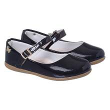 Kit 2 Pairs Children's Sneakers Girl Flat Ballerina Varnish Comfortable Doll Sneakers - Màu be - Xem 3