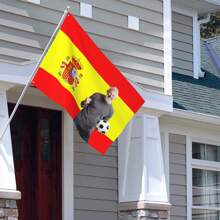 1pc Custom Flag Personalized Spain Flag Custom Outdoors Flag Add Your Own Image/Text Home Indoor Outdoor Flag, Multi-Functional, Ornamental, Reusable, Exquisite, Stylish, High-Quality, Colorful, Modern, Custom, Personalized, Unique, Ideal Gifts For Her, Boyfriend, Dad, Girlfriend, Mom, Family, Friends, Tea Room, Home, Garden, Office, For Anniversaries, For Valentine's Day, For Mother's Day, For Birthdays, For Weddings, For Housewarming, Slow Summer Living, Customized Flags, Chic Autumn,Home & Living,Haunt Your Home,Souvenirs - Spain Flag - View 7