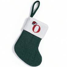 1pc Green Mini Christmas Stocking, Christmas Decoration For Party, Home, Room, Christmas Tree,Christmas - Green - View 28
