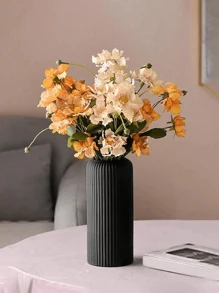 Bình nhựa sọc 1 chiếc, Bình không vỡ, Đồ thủ công cắm hoa trang trí hiện đại, Bình để bàn đơn giản, Bình hoa khô, Có thể sử dụng cho phòng khách, Trang trí cắm hoa phòng ngủ, Trang trí bàn tiệc cưới, Đồ thủ công gia đình, Đồ trang trí nhà đơn giản và đẹp, Đồ trang trí ngoài trời, Đồ trang trí hiên nhà, Quà tặng Ngày của Mẹ - nhiều màu - Xem 2