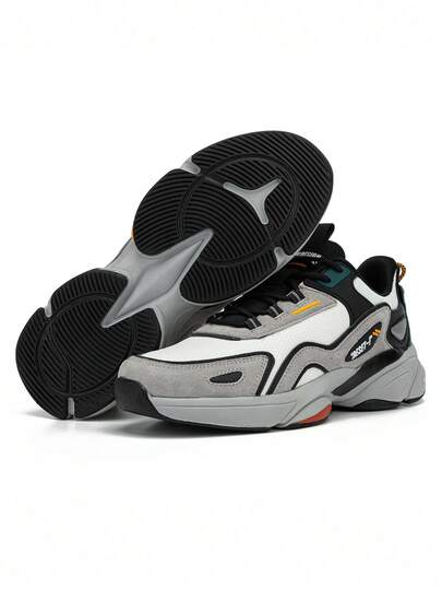 baasploa 1 双男士户外运动经典休闲运动鞋时尚防滑 PU 皮革男士高品质男士步行鞋