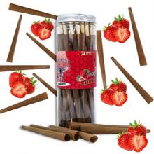 72 Pre Rolled Trumpet Tubes, Brown Trumpet Tube Roll Paper, Multiple Flavors To Choose From, Fruit Flavored Roll Paper Boy Valentine Heart Women's Valentine