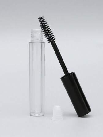 1 pieza Tubo de máscara de plástico ABS vacío de 10 ml con forma circular, utilizado para líquido de crecimiento de pestañas, envase cosmético, recipiente de crema de máscara de pestañas DIY, negro, maquillaje, barato, decoración de habitación, tocador, viaje, dormitorio, accesorios de maquillaje, barato, rellenos de calcetines, maquillaje, herramientas de maquillaje, cosas baratas, regalos, regalos para mujeres, regalos de Navidad