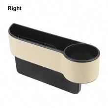 1PC Car Seat Gap Slit Storage Box Organizer Phone Stand Case Bottle Key Holder Leather 4x4 Automobile Accessories Interior Universal