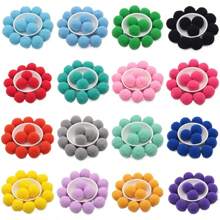 Pom Poms mềm mịn 3cm 30mm Quả bóng Pompoms thủ công Đồ trang trí Giáng sinh cho đám cưới DIY Đồ dùng thủ công may vá - Nhiều màu - Xem 2