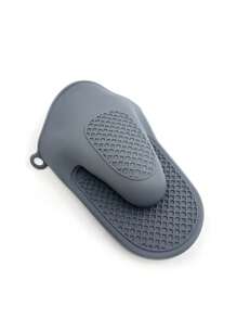 1 件厨房硅胶手套、烧烤烤箱手套、耐热手套 BBQ 厨房硅胶烤箱手套、用于烧烤、烹饪、烘焙的硅胶烤箱手套、加厚硅胶蜂窝垫防滑圆形耐高温餐垫盘垫碗垫锅垫微波炉防烫手套厨房工具烹饪厨房台面桌垫 - 灰色 - 查看 10