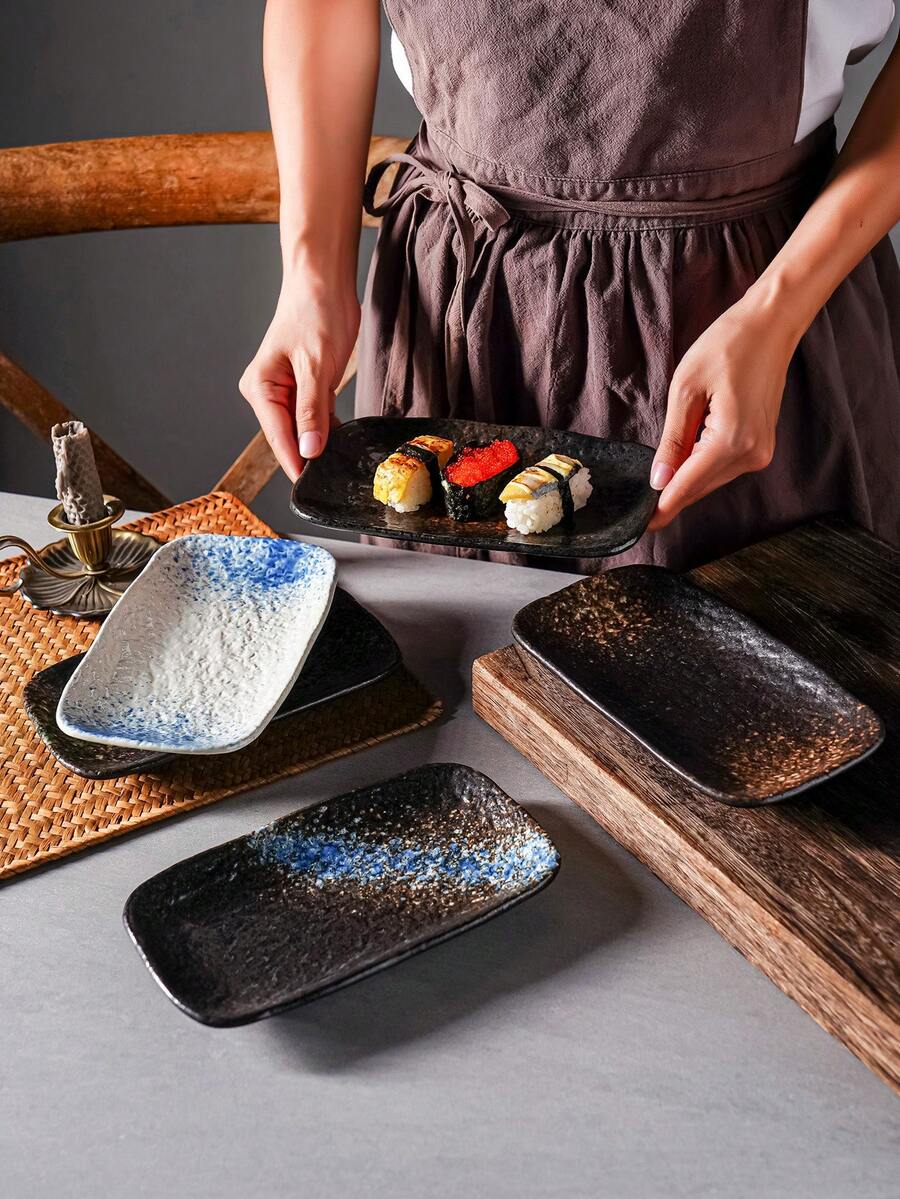 1 đĩa ăn tối phẳng bằng gốm 8 inch, phong cách Bắc Âu lấy cảm hứng từ phong cách cổ điển, đồ dùng trên bàn ăn cao cấp cho nhà hàng, khách sạn, quầy bar, nhà bếp, gia đình, lễ hội, tiệc tùng, sushi, bít tết, bánh quy, trái cây, đồ trưng bày trang trí quà tặng Giáng sinh - Nhiều màu - Xem 1