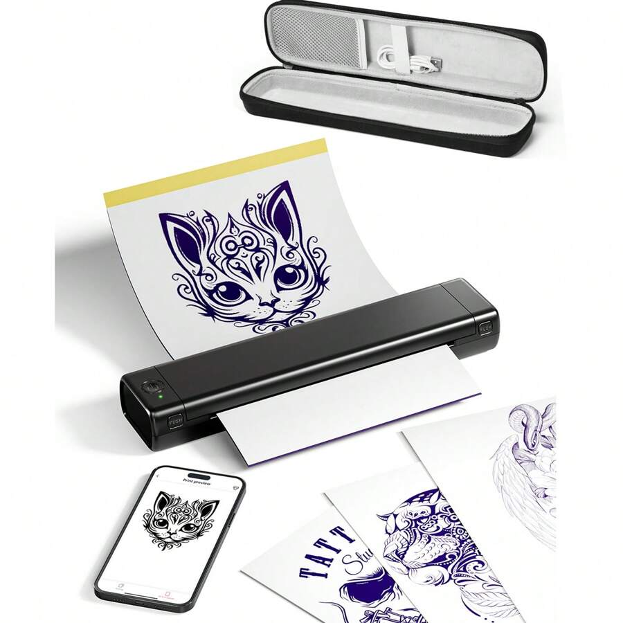 Impresora De Plantilla De Tatuaje M08f, Máquina De Transferencia