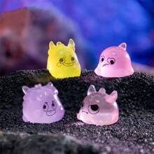 8pcs New Cute Glow-In-The-Dark Mini Monster Micro Landscape DIY Decorative Accessories Blind Bag - 1-8 Colors - View 13