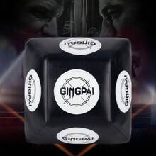 GINGPAI 拳击墙靶，多功能家用武术独立式挂袋壁挂式拳击训练垫 - 彩色 - 查看 1