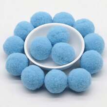 Pom Poms mềm mịn 3cm 30mm Quả bóng Pompoms thủ công Đồ trang trí Giáng sinh cho đám cưới DIY Đồ dùng thủ công may vá - Nhiều màu - Xem 27