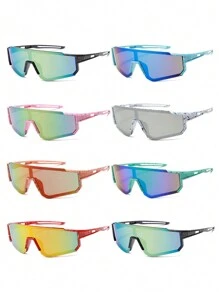 1/2Pcs Kids Fashion Glasses Youth Baseball Lightweight TR90 Frame Sports Cycling Shades For Boys Girls - Multicolor - View 2