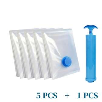 1/5/6PCS, Ultra Large Vacuum Transparent High-Quality Compressed Storage Bag, Suitable For Portable Storage Bags Such As Travel Essentials, Clothes, Bedding, Blankets, Bedding, Etc. Manual Vacuum Pump Compression Bag Set, No Electricity Required.