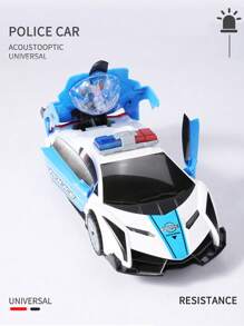 电动跳舞变形旋转万向警车玩具车男孩玩具儿童小孩女孩汽车圣诞生日礼物