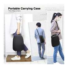 VR2 Hard Shell Carrying Case, Playstation VR2 Travel Storage Bag With Shoulder Strap, Fits PSVR2 Headset &Sense Controller Accessories, Gift For Lens Protector|Lens Cloth|Cable Management Strap