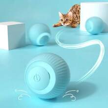 Bola Bolinha Giratória Interativa Gato Cachorro Pet Regarregável USB Luz Brinquedo Inteligente Relaxante Elétrico