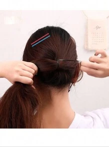 Bobby Pins For Thick Hair,100 Pcs Colorful Hair Grips Kit In Plastic Box Metal Hair Pins Hair Styling Clips For Women Girls (5.5cm/2.2 Inches) - Multicolor - View 4