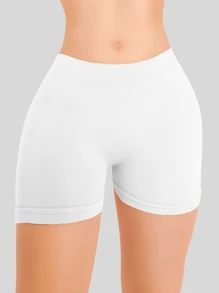 Set 2 Boxer Short Mujer Faja Moldeado Calzon Levanta Gluteos - Blanco - Ver 5