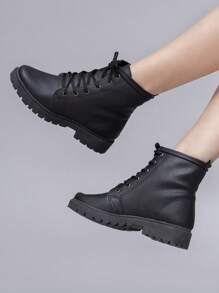 Bota Feminina Infantil Coturno  Tratorada Cano Curto Menina la Requinte