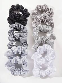 6/12 件女士渐变色反光面料发带，百搭日常佩戴发带 - 彩色 - 查看 14