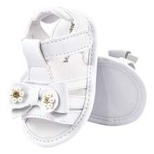 Isis Women's Sandal Bow With Stone Children's Flat Comfortable Pendant Girl Maguilu Baby - 白色 - 查看 2